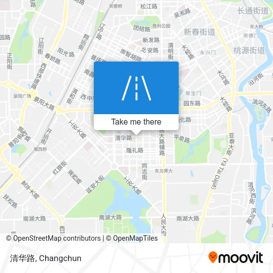 清华路 map