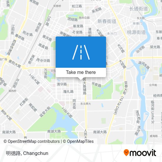 明德路 map