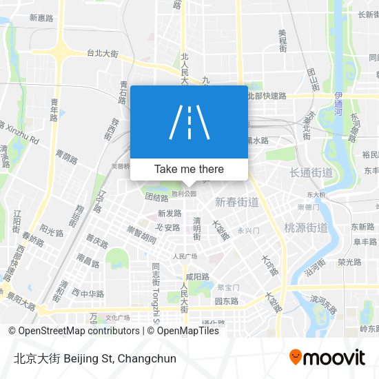 北京大街 Beijing St map