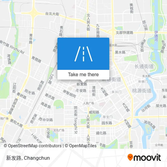 新发路 map