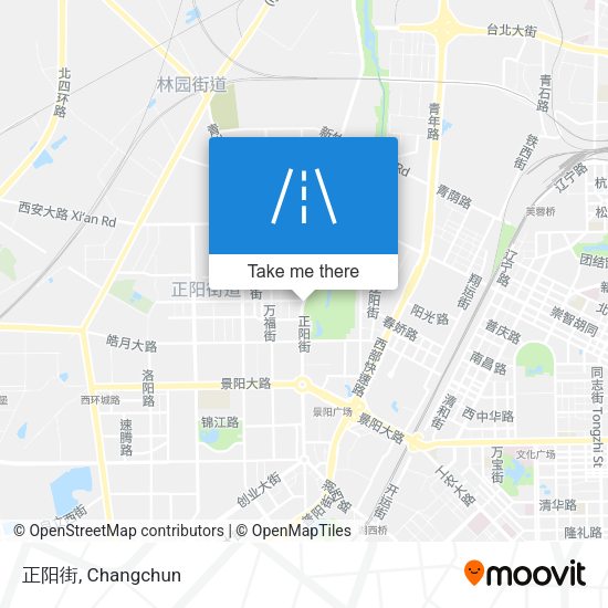 正阳街 map
