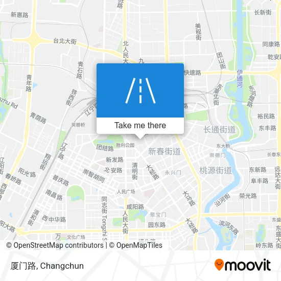 厦门路 map
