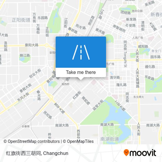 红旗街西三胡同 map