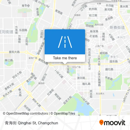 青海街 Qinghai St map