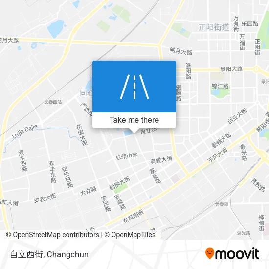 自立西街 map