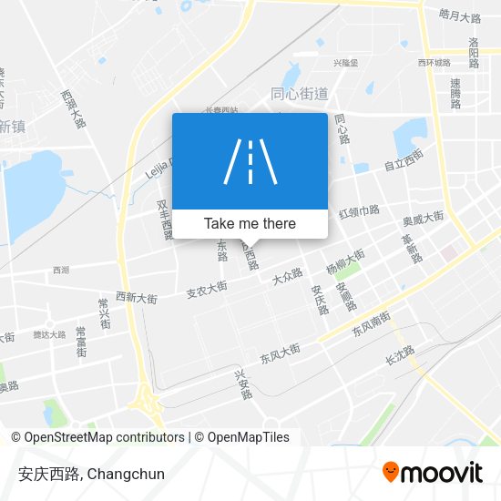 安庆西路 map