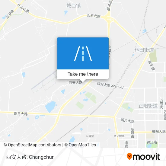西安大路 map