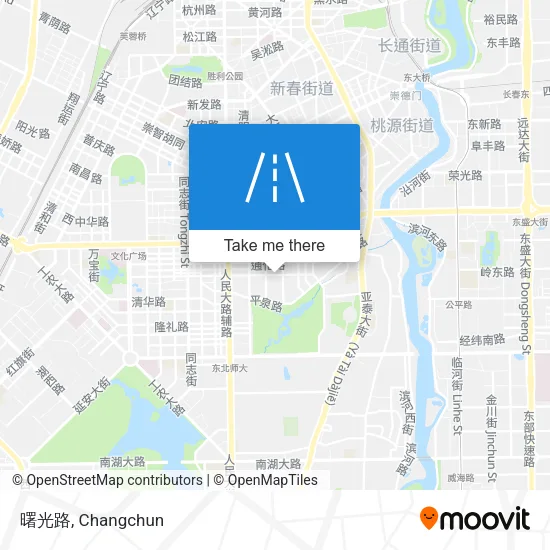 曙光路 map