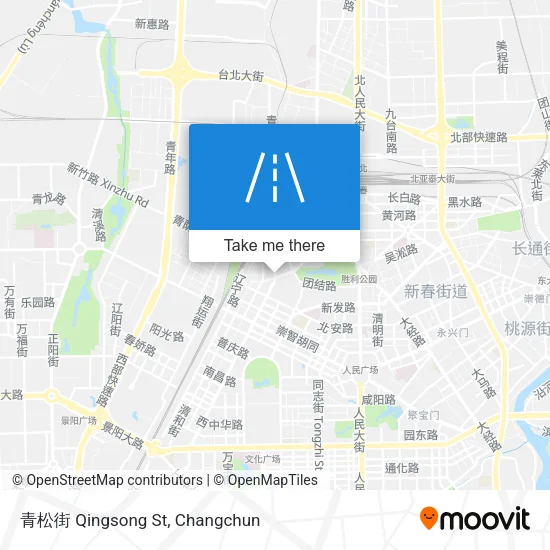 青松街 Qingsong St map