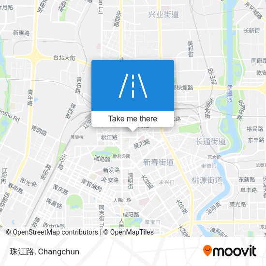 珠江路 map