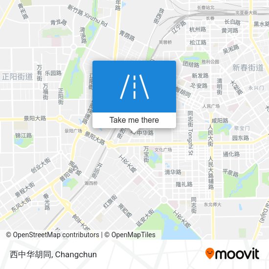 西中华胡同 map
