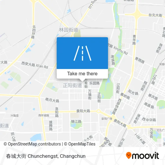 春城大街 Chunchengst map