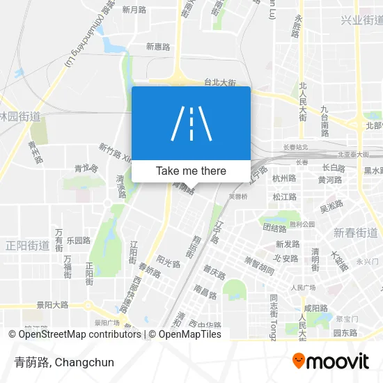 青荫路 map