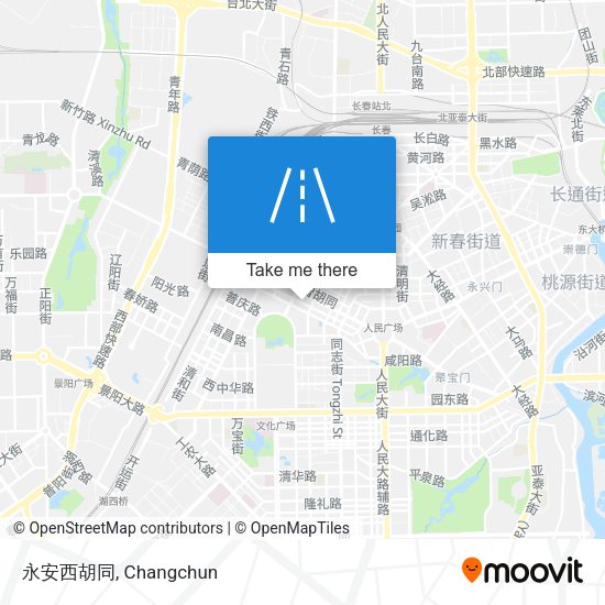 永安西胡同 map