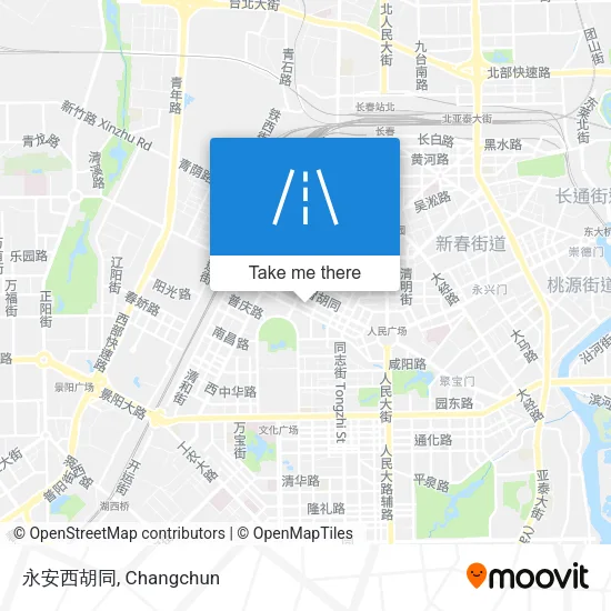 永安西胡同 map
