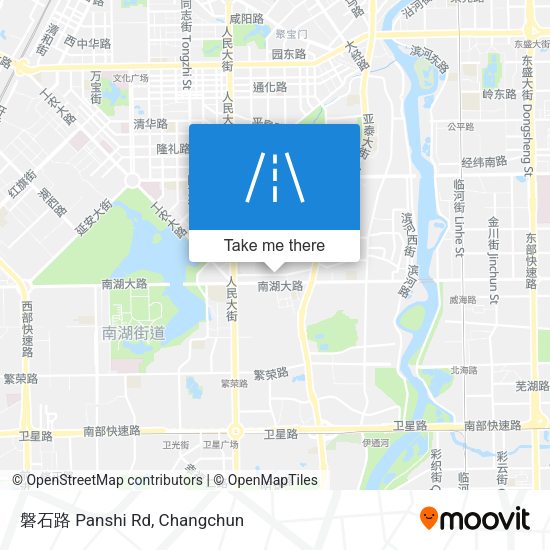 磐石路 Panshi Rd map