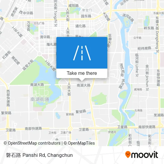 磐石路 Panshi Rd map