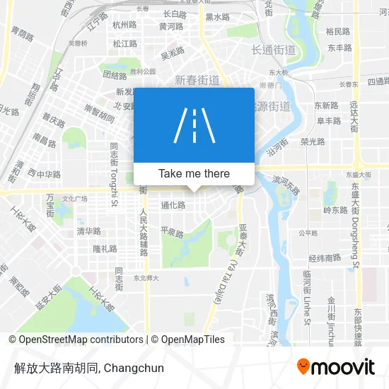 解放大路南胡同 map