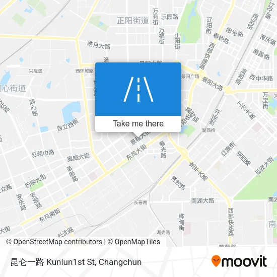 昆仑一路 Kunlun1st St map