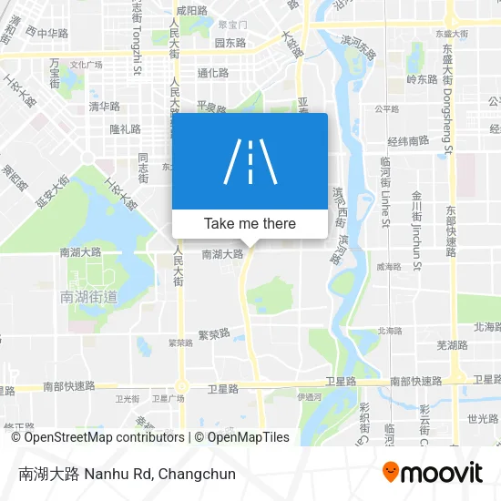 南湖大路 Nanhu Rd map