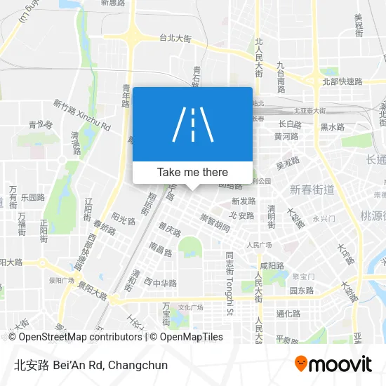 北安路 Bei’An Rd map