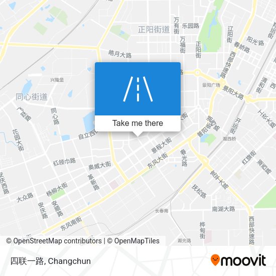 四联一路 map