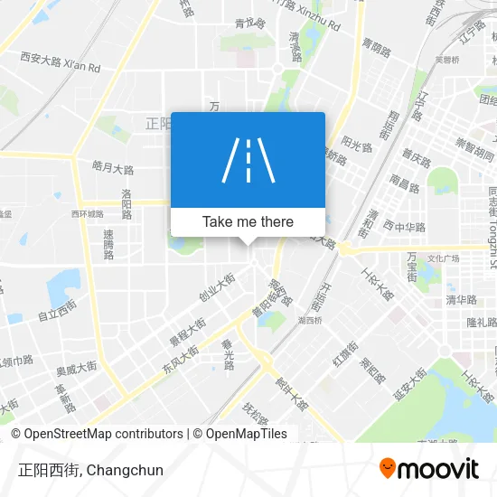 正阳西街 map