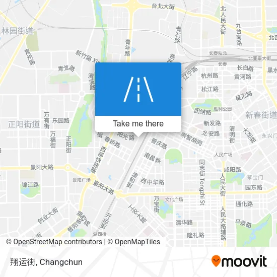 翔运街 map