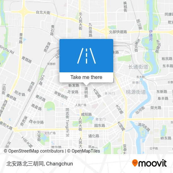 北安路北三胡同 map