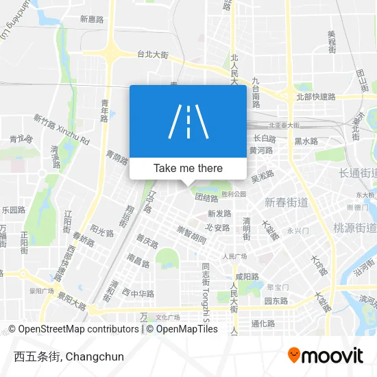 西五条街 map