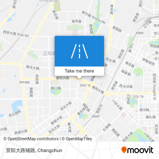 景阳大路辅路 map
