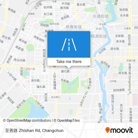 至善路 Zhishan Rd map