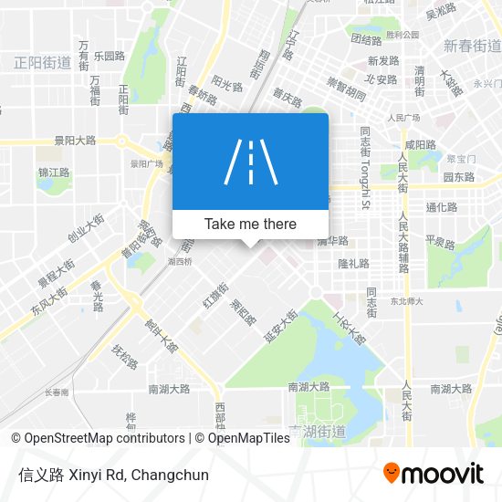 信义路 Xinyi Rd map