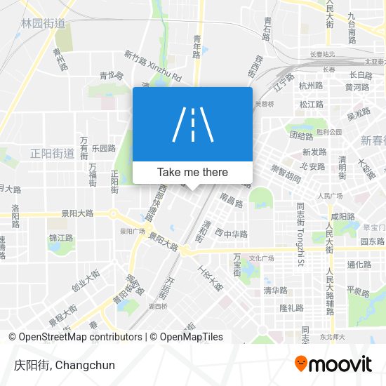 庆阳街 map