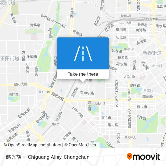 慈光胡同 Chiguang Alley map