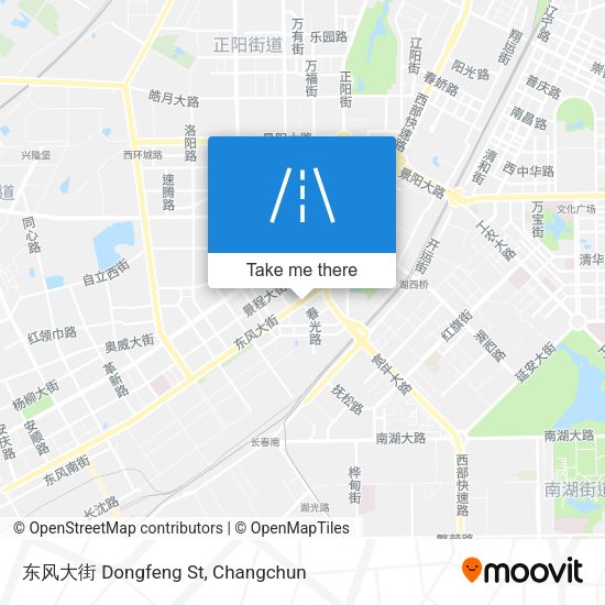 东风大街 Dongfeng St map