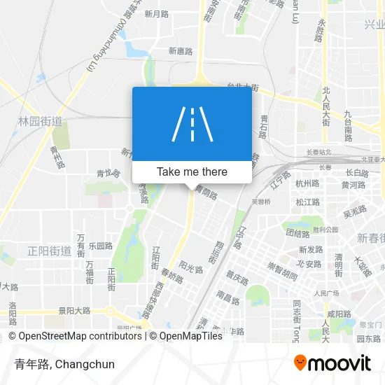 青年路 map