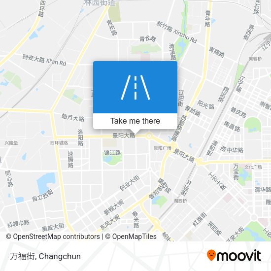万福街 map