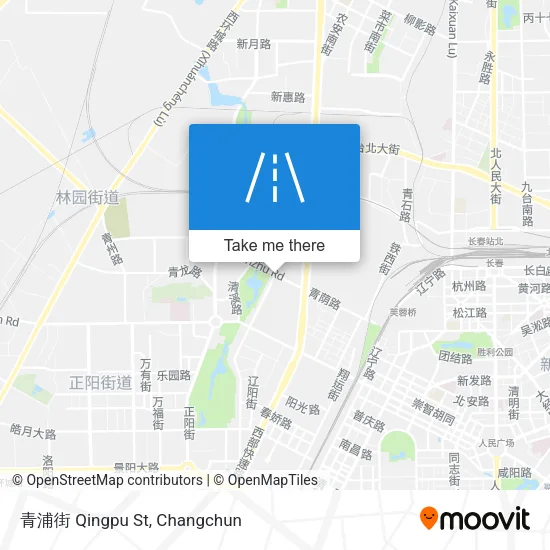 青浦街 Qingpu St map