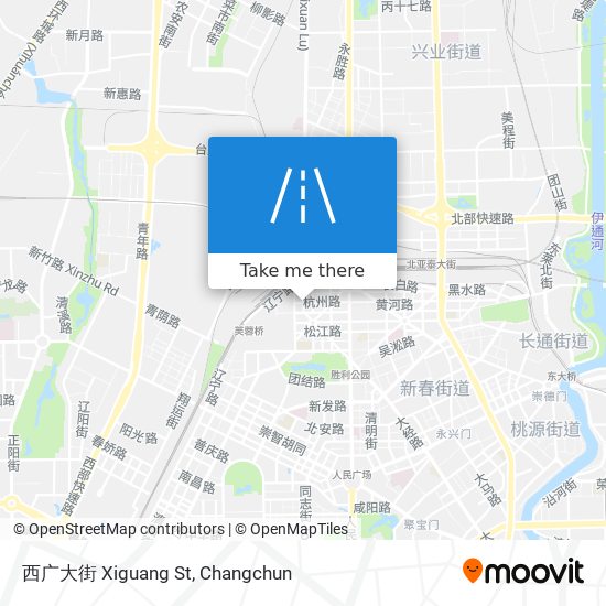 西广大街 Xiguang St map