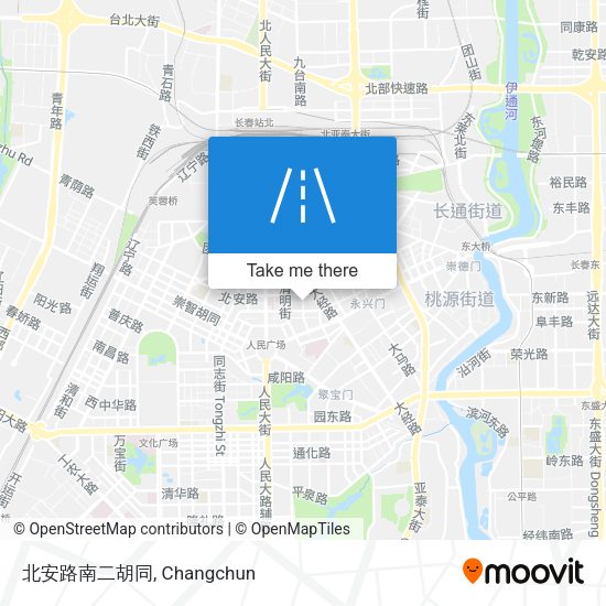 北安路南二胡同 map