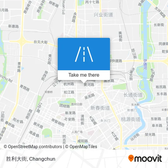 胜利大街 map