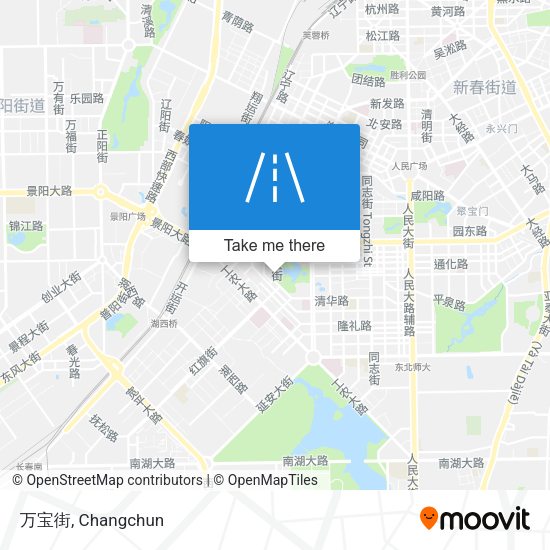 万宝街 map