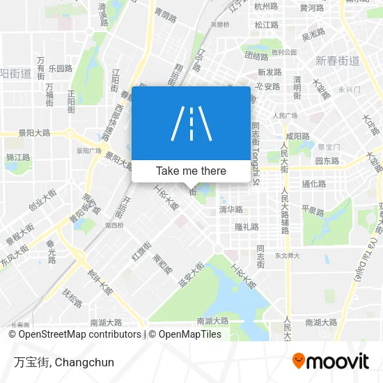 万宝街 map