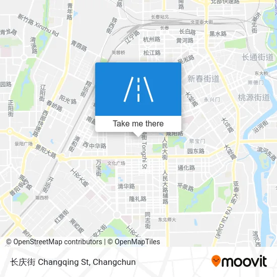 长庆街 Changqing St map
