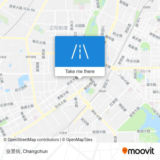 业景街 map
