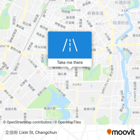 立信街 Lixin St map