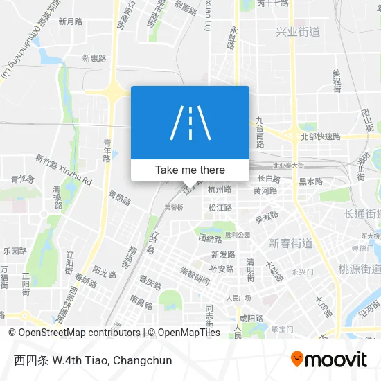 西四条 W.4th Tiao map