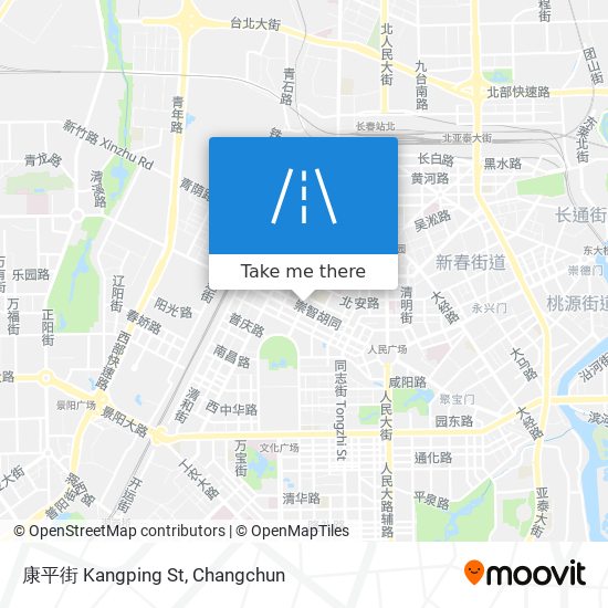 康平街 Kangping St map