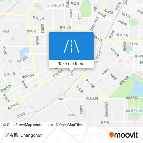 迎春路 map
